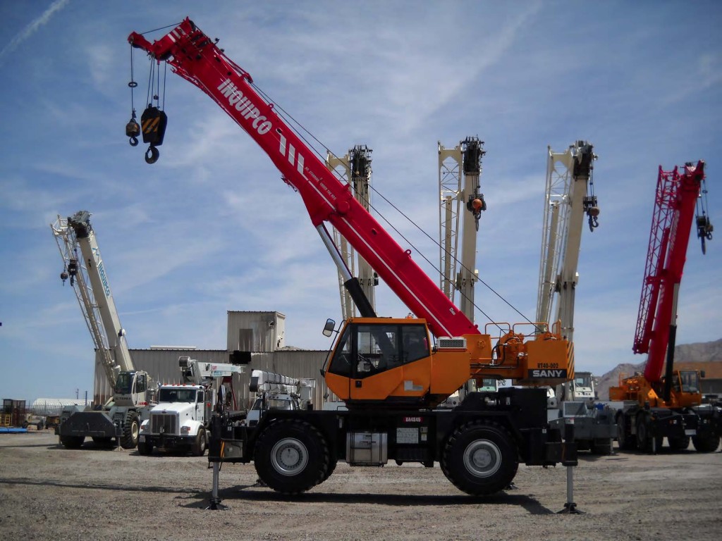inquipco rough terrain crane